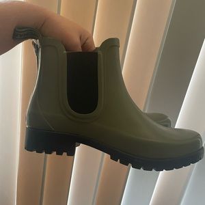 Olive Green Micheal Kors Rainboots